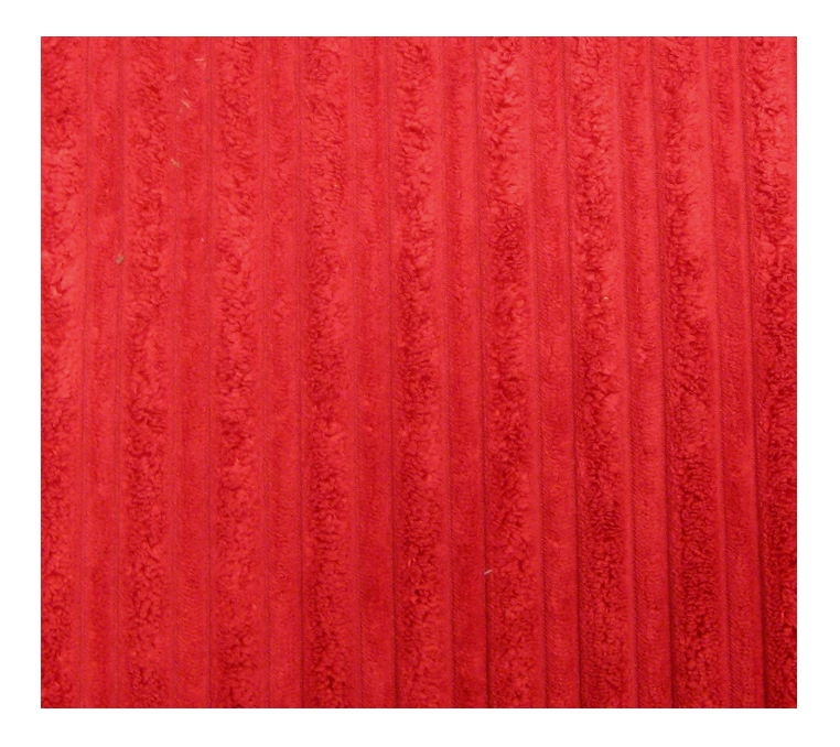 Jumbo Plain Stripe Rouge