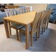  SHOWROOM CLEARANCE ITEM - Ercol Furniture Bosco Medium Extending Dining Table with six dining chairs