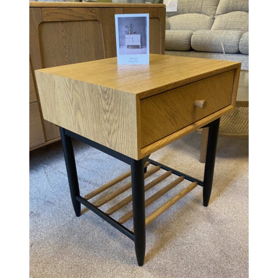 SHOWROOM CLEARANCE ITEM - Ercol 4183 Monza 1 Drawer Bedside Cabinet - LAST ONE LEFT !!!