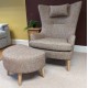  SHOWROOM CLEARANCE ITEM - Ercol Furniture Hug Chair & Stool