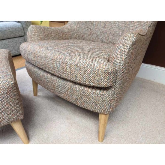  SHOWROOM CLEARANCE ITEM - Ercol Furniture Hug Chair & Stool