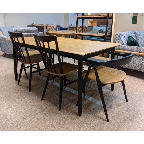  SHOWROOM CLEARANCE ITEM - Ercol Furniture Monza Dining Table with Chairs & Bench