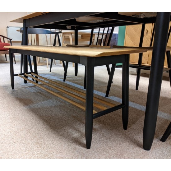  SHOWROOM CLEARANCE ITEM - Ercol Furniture Monza Dining Table with Chairs & Bench