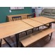  SHOWROOM CLEARANCE ITEM - Ercol Furniture Monza Dining Table with Chairs & Bench