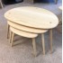  SHOWROOM CLEARANCE ITEM - Ercol Furniture 7354G Nest in Clear Matt finish