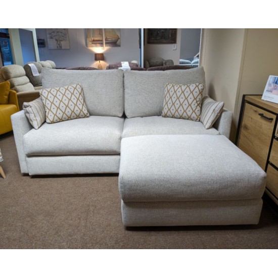  SHOWROOM CLEARANCE ITEM - Fama Hector Sofa & Stool