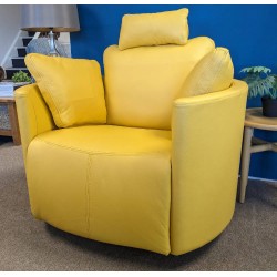  SHOWROOM CLEARANCE ITEM - Fama Moonrise Swivel Relax Recliner Chair