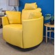  SHOWROOM CLEARANCE ITEM - Fama Moonrise Swivel Relax Recliner Chair