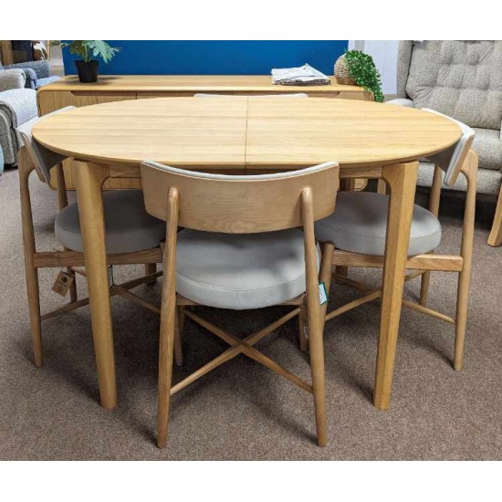  SHOWROOM CLEARANCE ITEM - G Plan Cabinet Collection Winchester Oval Dining Set