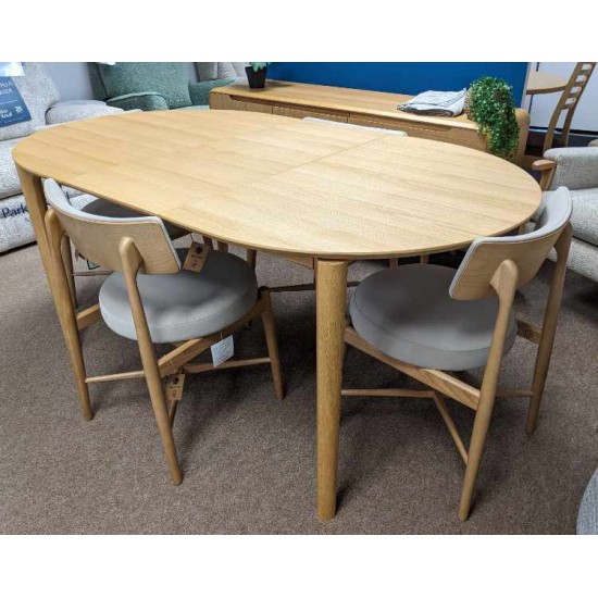  SHOWROOM CLEARANCE ITEM - G Plan Cabinet Collection Winchester Oval Dining Set