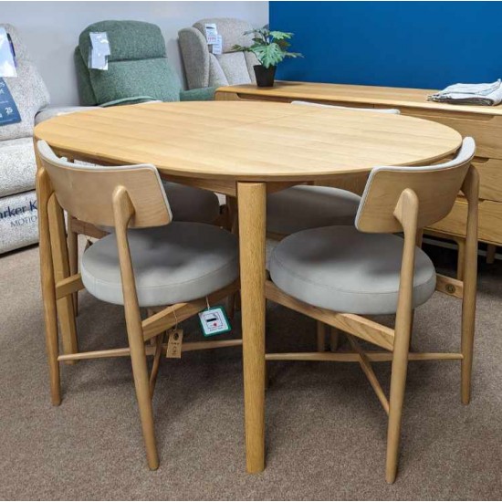  SHOWROOM CLEARANCE ITEM - G Plan Cabinet Collection Winchester Oval Dining Set