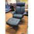  SHOWROOM CLEARANCE ITEM - G Plan Lund Swivel Recliner & Stool