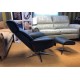  SHOWROOM CLEARANCE ITEM - G Plan Lund Swivel Recliner & Stool