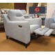  SHOWROOM CLEARANCE ITEM - G Plan Austen Suite - Large Sofa and Chair both with Power Footplate