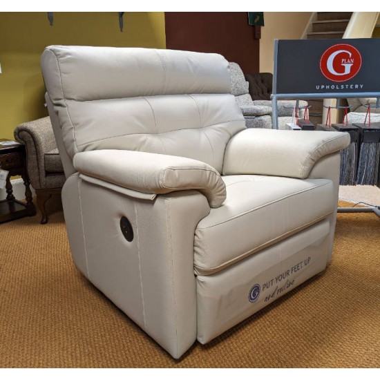  SHOWROOM CLEARANCE ITEM - G Plan Laurie 2 Seater Sofa with a Powered Recliner Chair. 