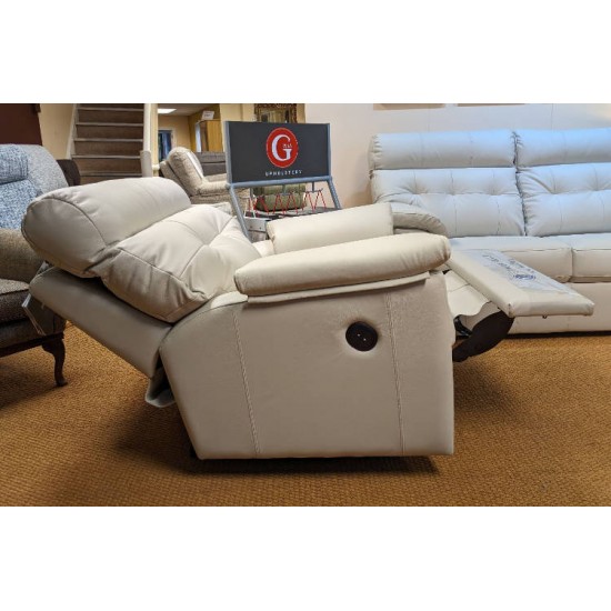  SHOWROOM CLEARANCE ITEM - G Plan Laurie 2 Seater Sofa with a Powered Recliner Chair. 