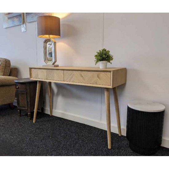  SHOWROOM CLEARANCE ITEM - Gallery Direct Milano Console Table with 2 Drawers