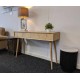  SHOWROOM CLEARANCE ITEM - Gallery Direct Milano Console Table with 2 Drawers