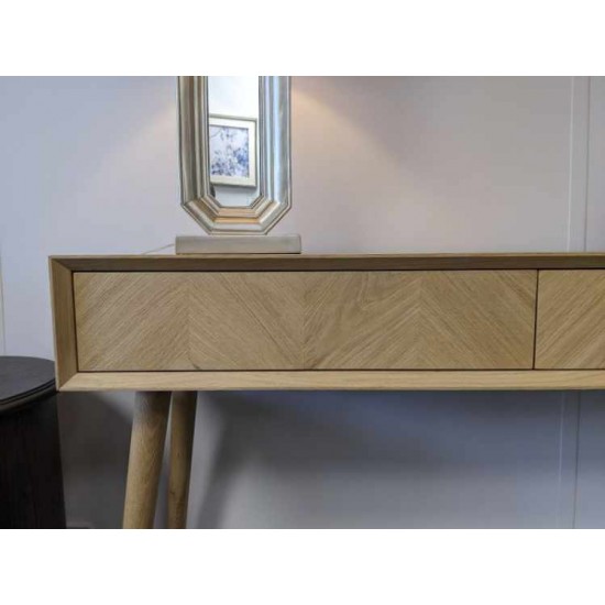  SHOWROOM CLEARANCE ITEM - Gallery Direct Milano Console Table with 2 Drawers