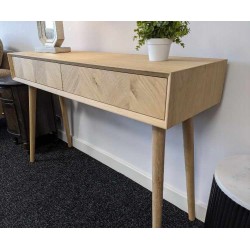  SHOWROOM CLEARANCE ITEM - Gallery Direct Milano Console Table with 2 Drawers