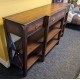  SHOWROOM CLEARANCE ITEM - Laura Ashley Balmoral 3 Drawer Triple Console Table in Chestnut shade