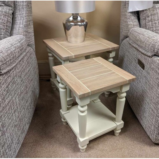  SHOWROOM CLEARANCE ITEM - Laura Ashley Dorset Nest of 2 Tables