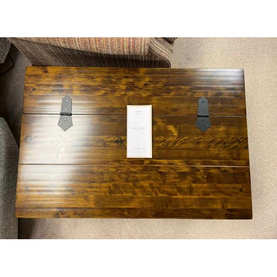  SHOWROOM CLEARANCE ITEM - Laura Ashley Garrat 9 Drawer Coffee Table - Dark Chestnut finish 