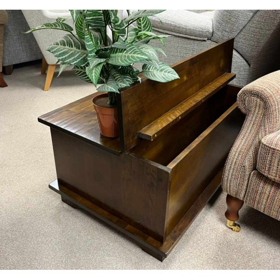  SHOWROOM CLEARANCE ITEM - Laura Ashley Garrat 9 Drawer Coffee Table - Dark Chestnut finish 