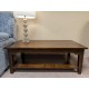  SHOWROOM CLEARANCE ITEM - Laura Ashley Garrat Rectangular Coffee Table - Chestnut Finish