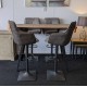  SHOWROOM CLEARANCE ITEM - Shankar Bar Table & 4 Bar Stools - Ideal for Kitchen Diners