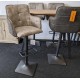  SHOWROOM CLEARANCE ITEM - Shankar Bar Table & 4 Bar Stools - Ideal for Kitchen Diners