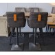  SHOWROOM CLEARANCE ITEM - Shankar Bar Table & 4 Bar Stools - Ideal for Kitchen Diners