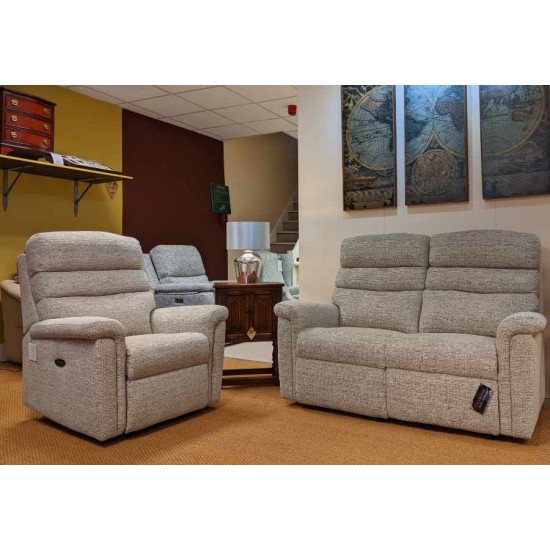  SHOWROOM CLEARANCE ITEM - Sherborne Comfi-Sit 2 Seater Sofa and Power Recliner Chair