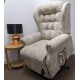  SHOWROOM CLEARANCE ITEM - RISER RECLINER - Sherborne Lynton Royale Dual Motor Riser Recliner woth Adjustable Lumbar Cushion - FOR LEFT HANDED USER