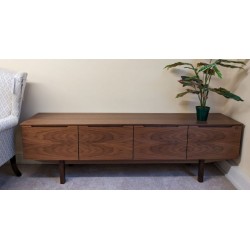  SHOWROOM CLEARANCE ITEM - Skovby SM305 TV Lowboard - Walnut Lacquered Finish 