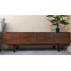  SHOWROOM CLEARANCE ITEM - Skovby SM305 TV Lowboard - Walnut Lacquered Finish 