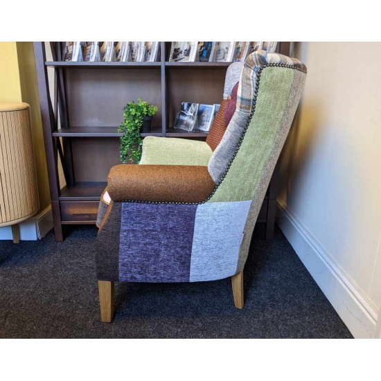  SHOWROOM CLEARANCE ITEM - Vintage Sofa Company Barnard Patchwork Chair