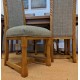  SHOWROOM CLEARANCE ITEM - Old Charm Wood Bros Chatsworth Extending Dining Table & 4 Harris Tweed Chairs - Model Numbers 3224 & 2899