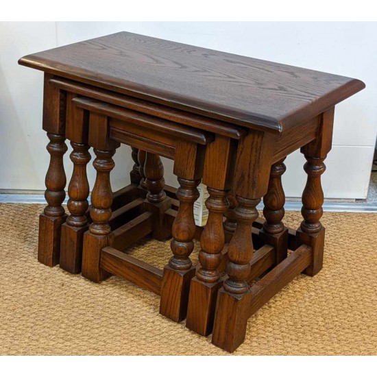  SHOWROOM CLEARANCE ITEM - Old Charm Wood Bros 1494 Nest of Tables