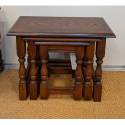  SHOWROOM CLEARANCE ITEM - Old Charm Wood Bros 1494 Nest of Tables