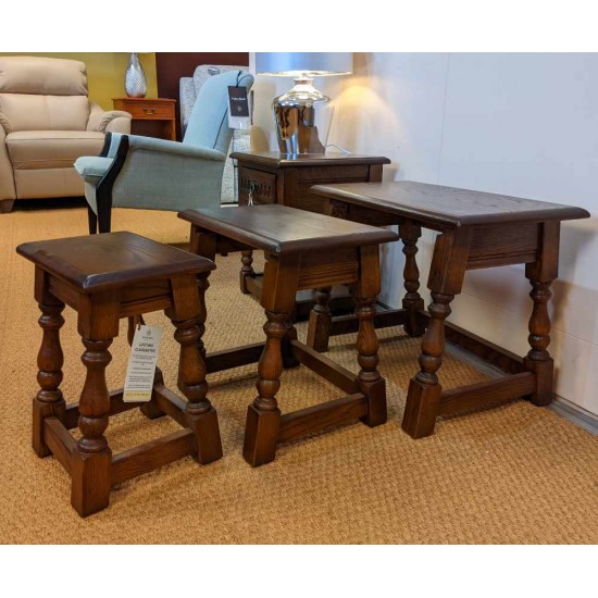  SHOWROOM CLEARANCE ITEM - Old Charm Wood Bros 1494 Nest of Tables