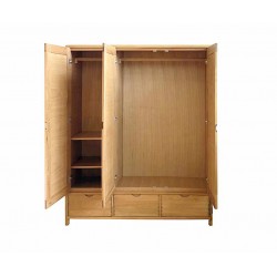 Ercol Bosco 1366 Three Door Wardrobe - IN STOCK AND AVAILABLE WITH FREE DELIVERY