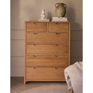 Ercol Bosco 1363 Six Drawer Tall Wide Chest of Drawers - IN STOCK & AVAILABLE WITH FREE DELIVERY