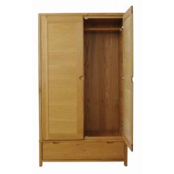 Ercol Bosco 1365 Two Door Wardrobe - IN STOCK AND AVAILABLE WITH FREE DELIVERY