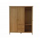 Ercol Teramo 2687 3 Door Wardrobe