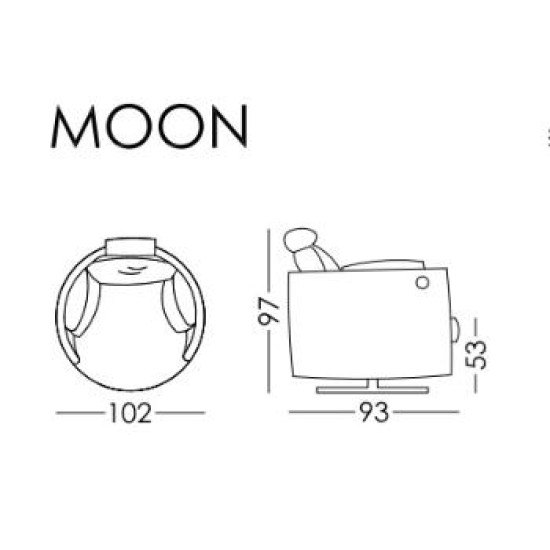 Fama Moon Chair - Powered Action