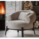 Gallery Direct Ardo Armchair - Cream