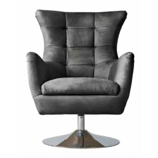 Gallery Direct Bristol Swivel Chair - Antique Ebony