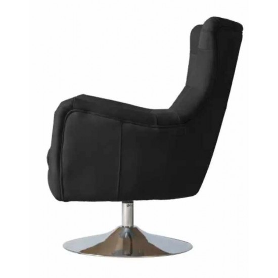 Gallery Direct Bristol Swivel Chair - Antique Ebony