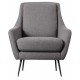 Gallery Direct Brompton Armchair - Dark Grey